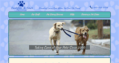 Desktop Screenshot of cuddlesandcare.com